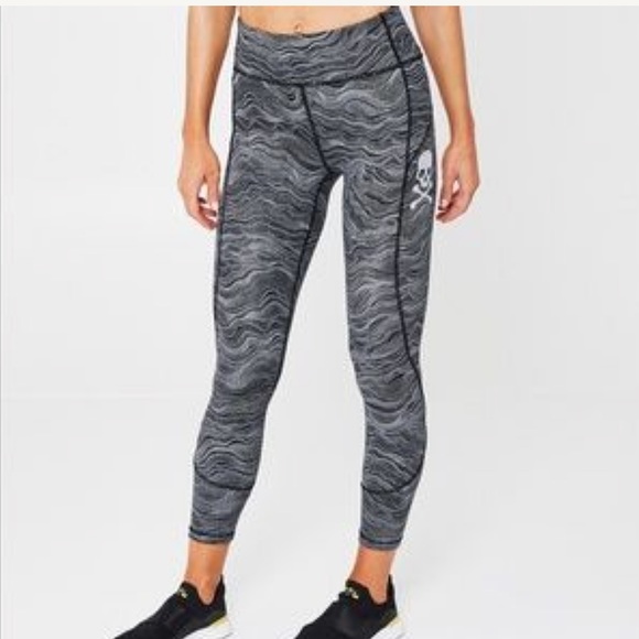 lululemon athletica Pants - Lululemon x Soul Cycle Skull Logo In Movement Leggings
